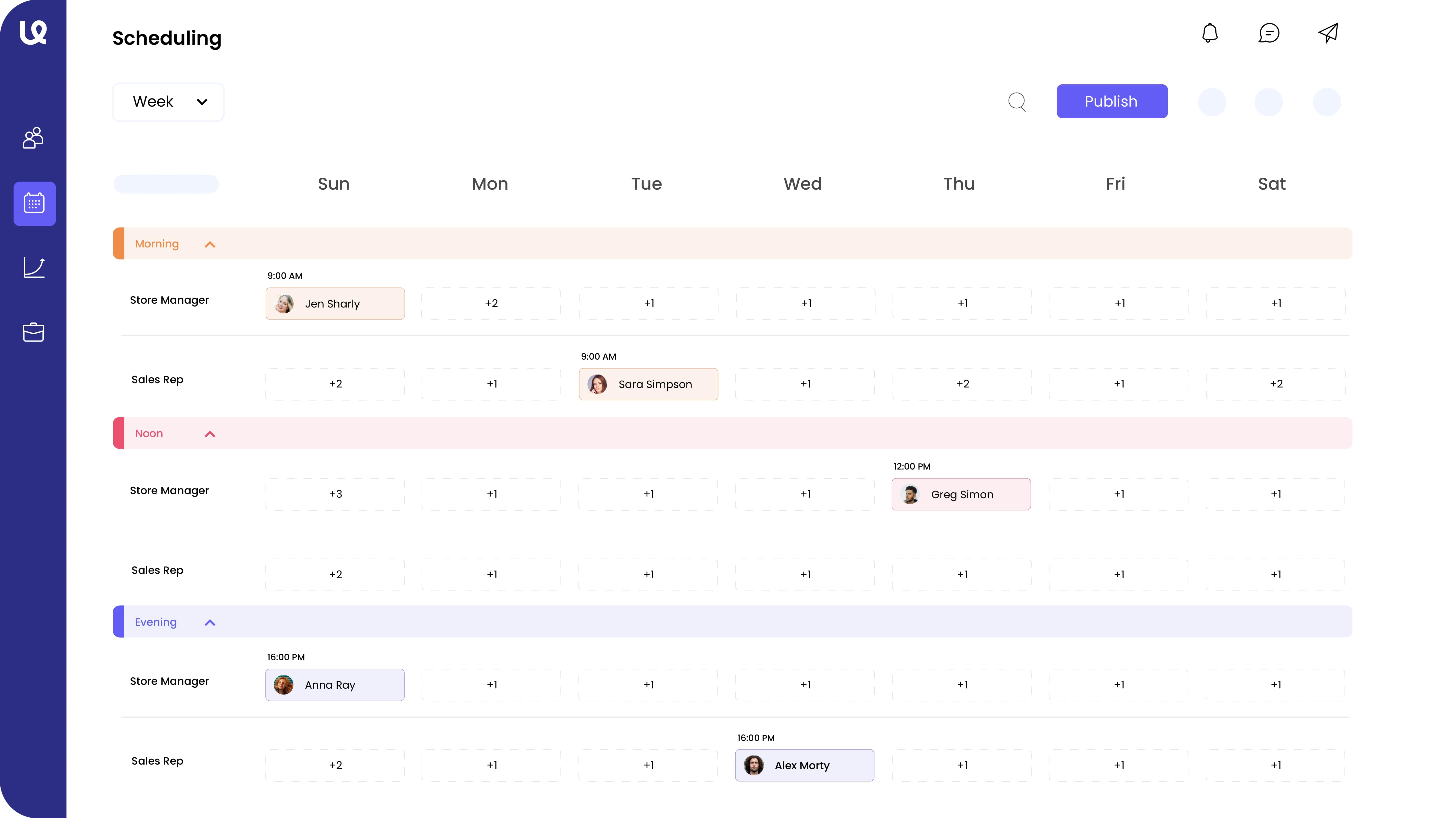 Flexible Staff Scheduling Software Ubeya